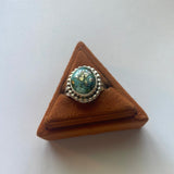 “The Andi” Navajo Turquoise Sterling Silver Ring Size 9.5