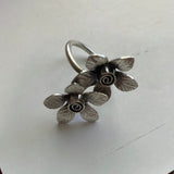 “The Bloom” Handmade Sterling Silver Adjustable Ring