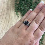 “The Dangerous” Navajo Black Onyx & Sterling Silver Ring