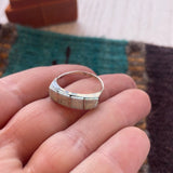 Zuni Sterling Silver & White Opal Ring